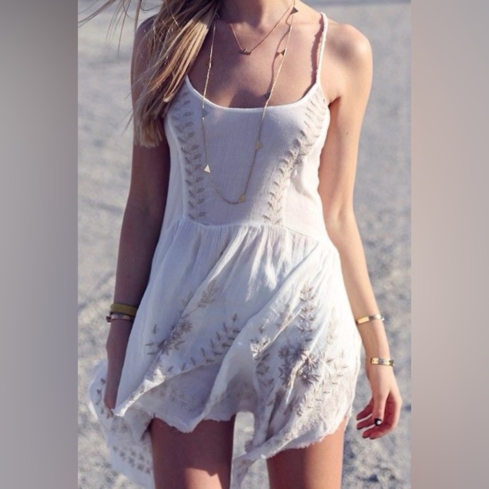 Intimately Free People Meadows of Medallion Embroidered Dress